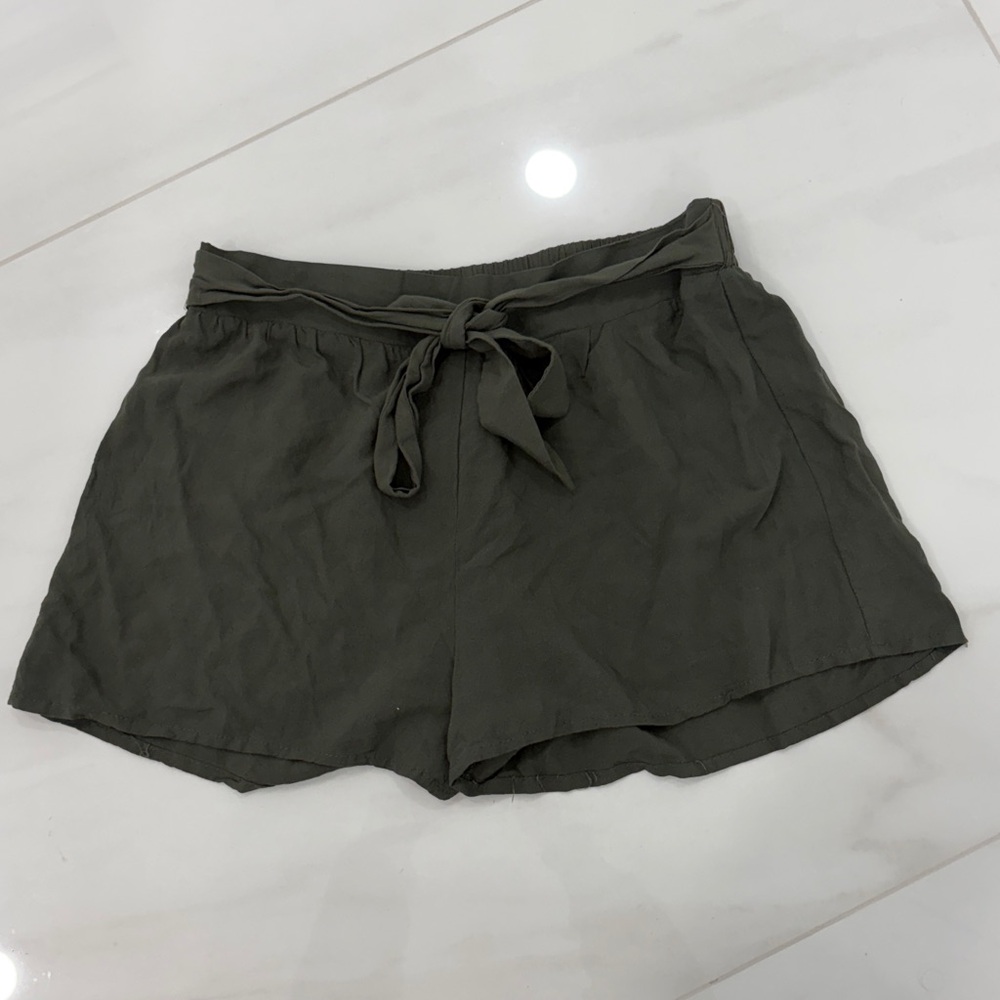 Green Dressy Shorts - Medium